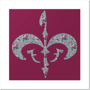 Floral Royal Symbol Posters and Art